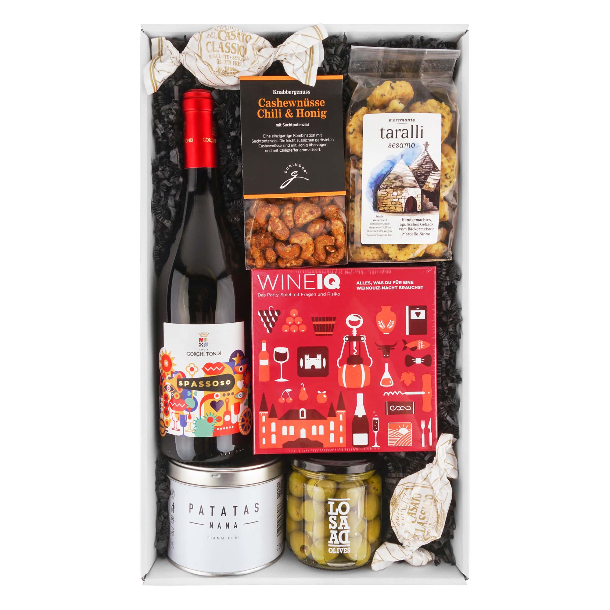 Geschenkkorb "Wine & Play"
