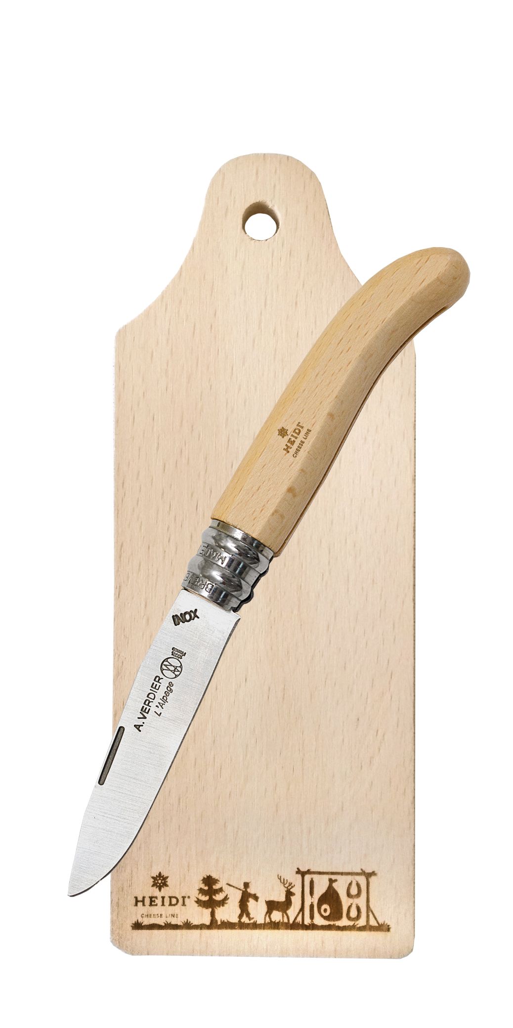 ALPAGE Set Schneidebrett + Messer Klinge, Waffe, Messer, Besteck, Dolch