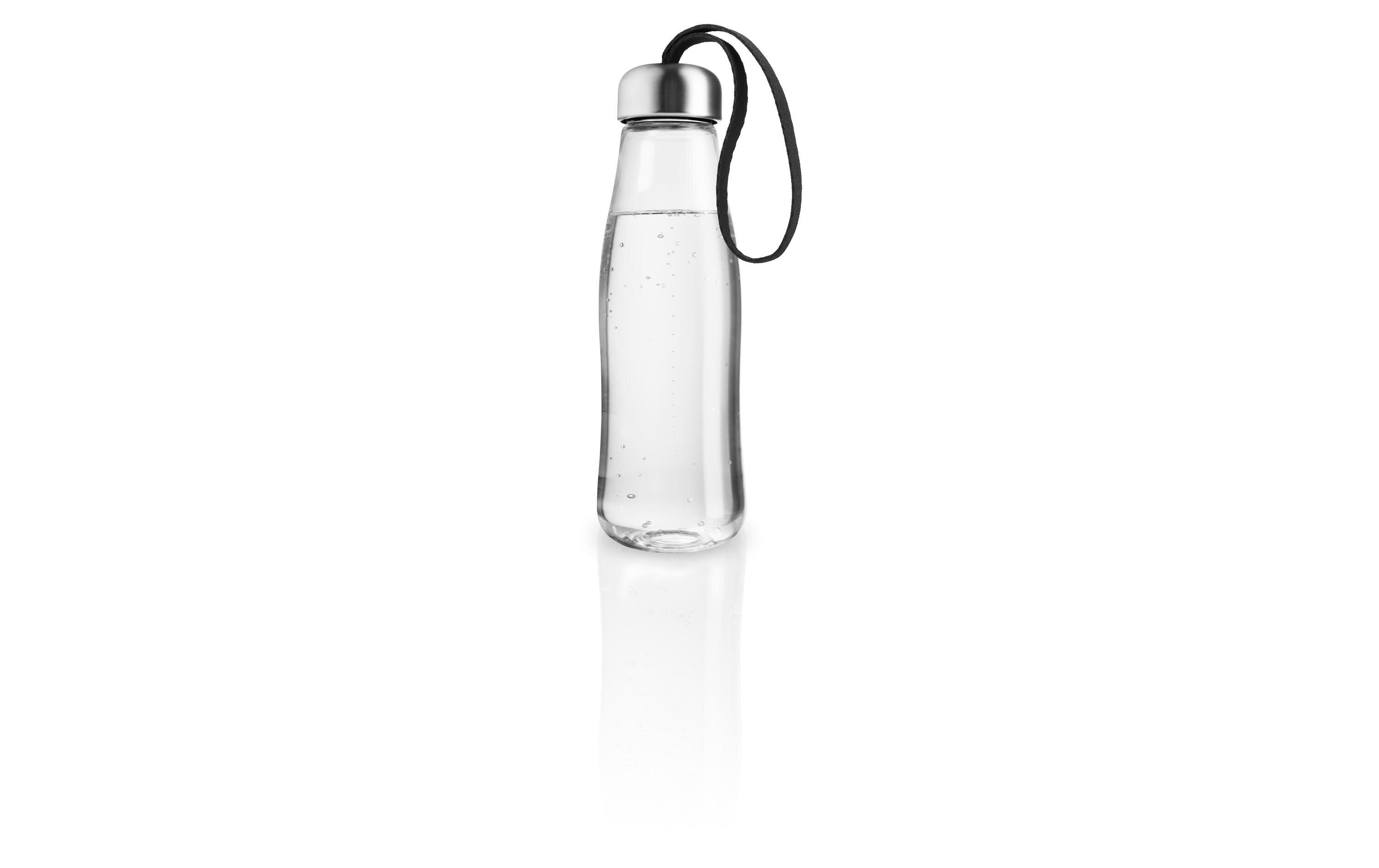 Eva Solo Trinkflasche Glas Black 0.5l