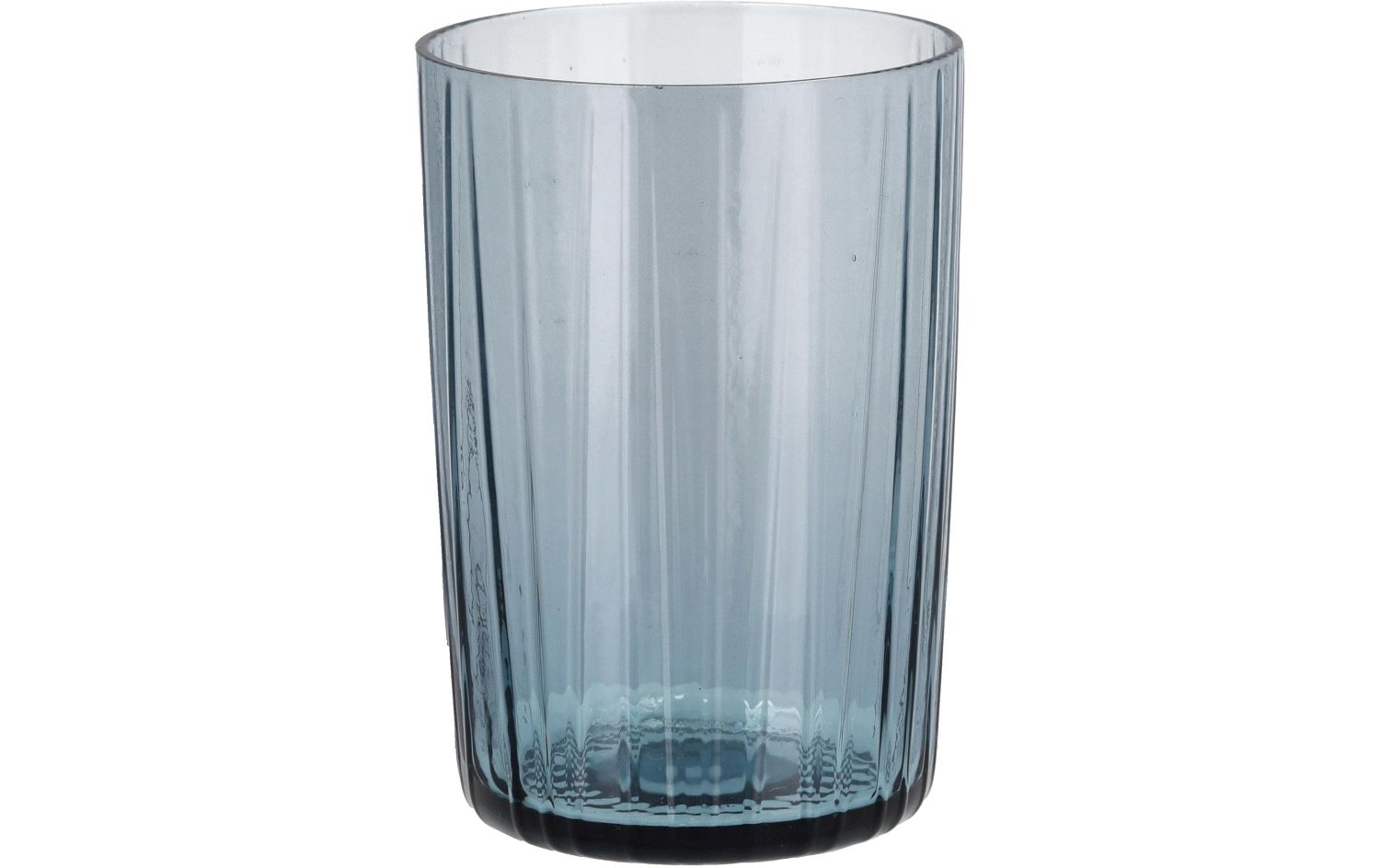Glas, Tumbler, Vase?, Klar, Blau
