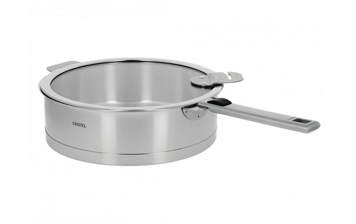 Cristel Schmorpfanne Strate, Ø 26cm, Griffe Kochtopf, Kochgeschirr