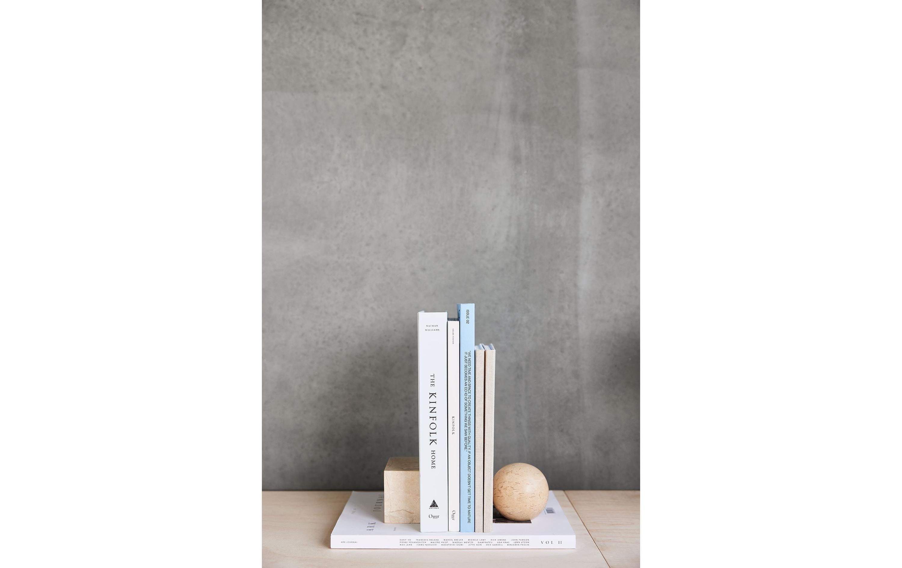 OYOY Buchstütze Marble Savi Eckig