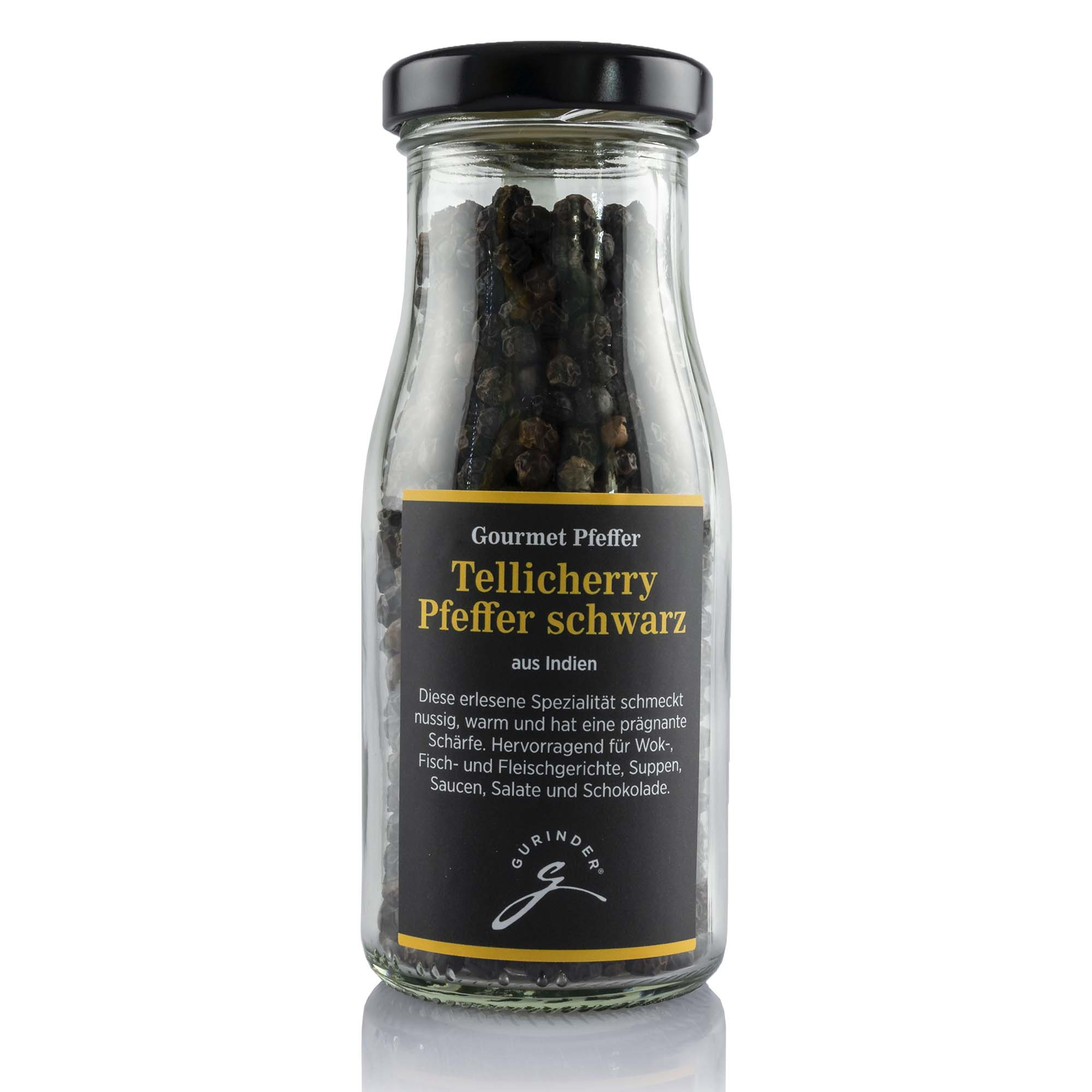 Tellicherry Pfeffer aus Indien, 70g