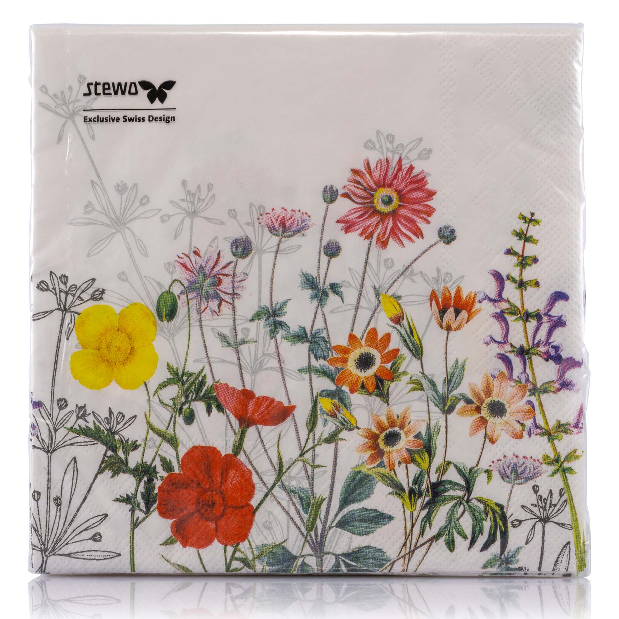 Serviette "Prairie", 20Stk. Serviette "Prairie", 20Stk.
