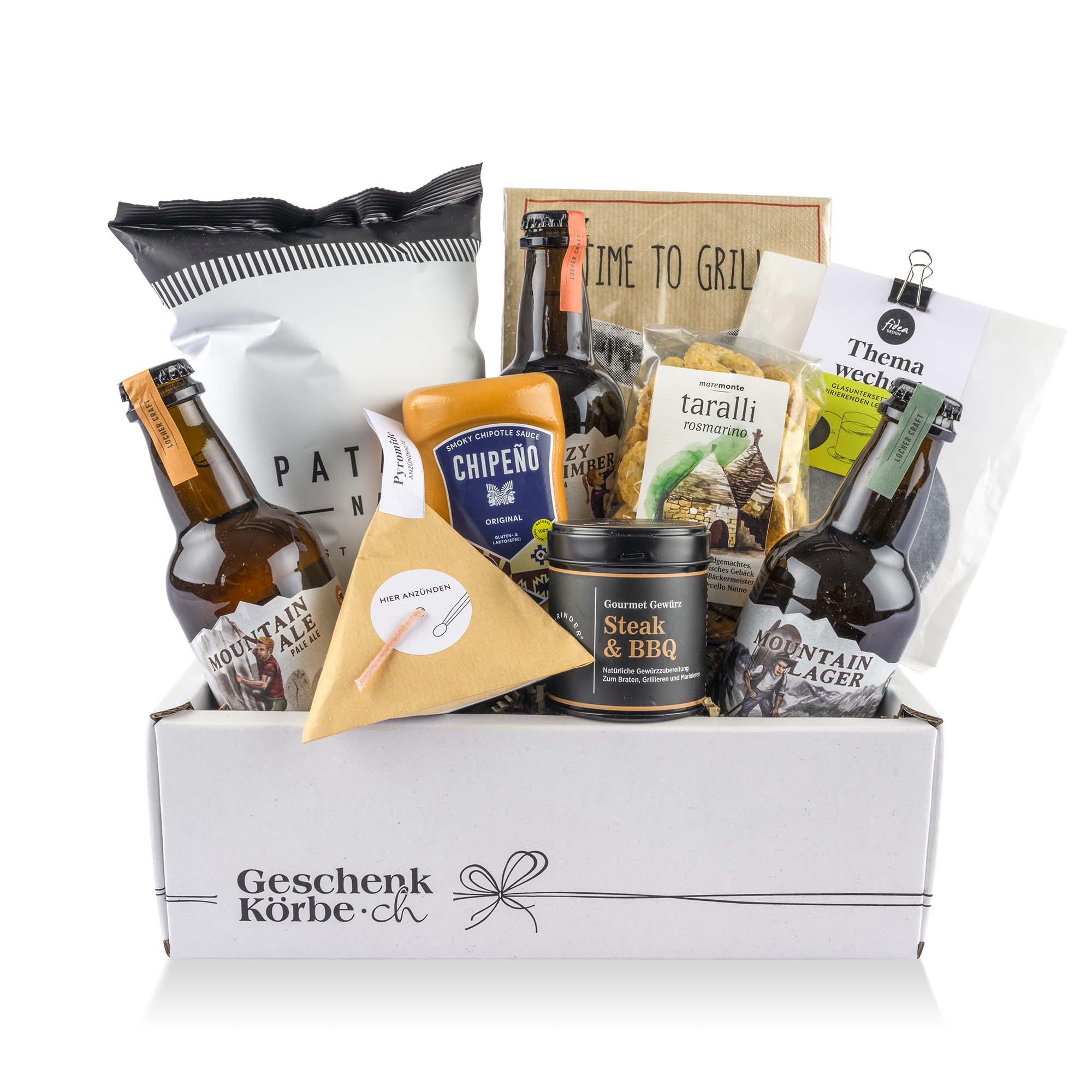 Geschenkkorb "Mountain BBQ" Geschenkkorb "Mountain BBQ"