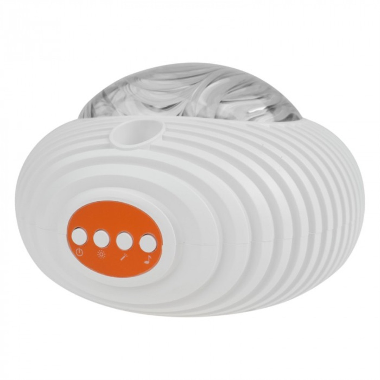 Papier, Teller, Vakuumiergerät, Massagegerät, Orthopädische Rolle, orange Knöpfe, Kugelförmiges Design