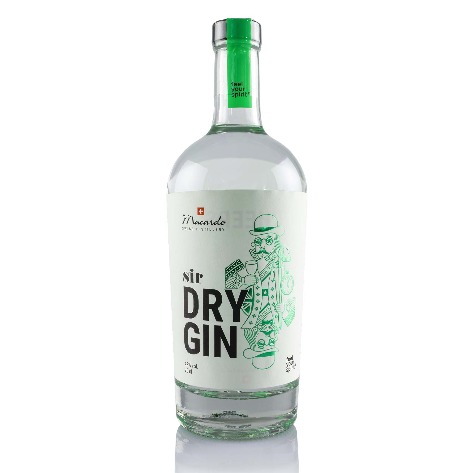 Sir Dry Gin von Macardo, 70cl, 42% Vol.