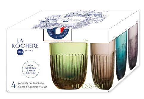OUESSANT Trinkgläser 26 cl Set à 4 Stück OUESSANT Trinkgläser 26 cl Set à 4 Stück