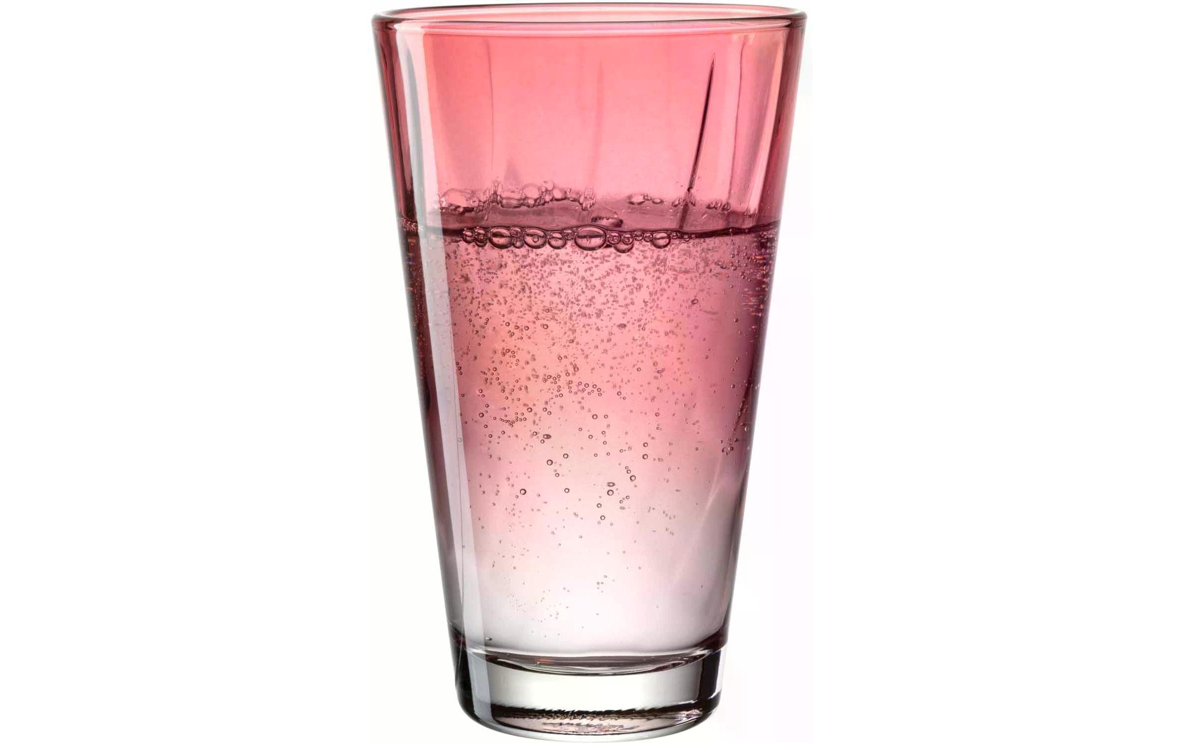 Leonardo Trinkglas Twist, 300ml rot