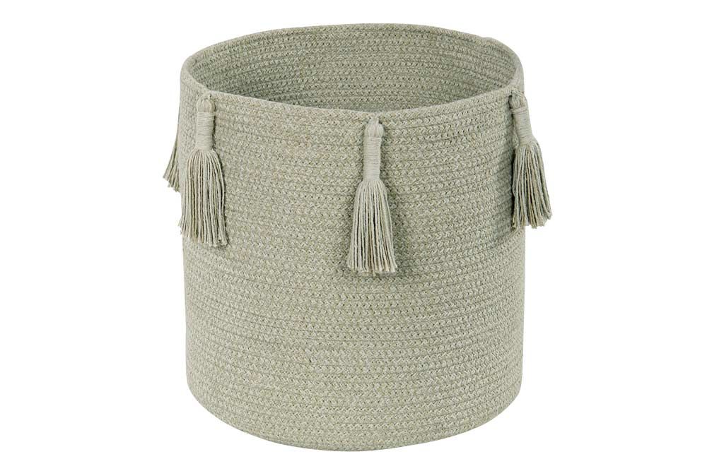 Basket Woody Olive Basket Woody Olive