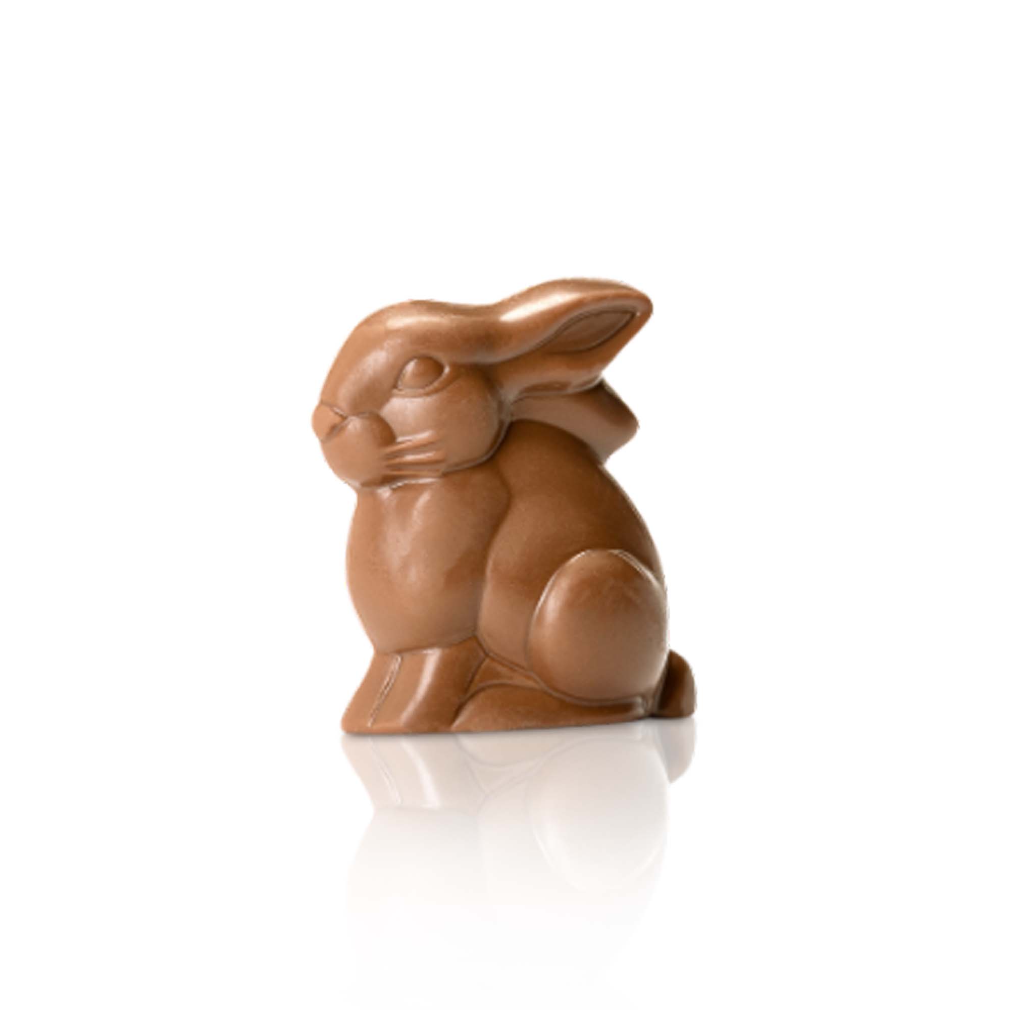 Mini Sitzhäsli Milch Schokolade mit zwei Haselnüssen, 20g Figur