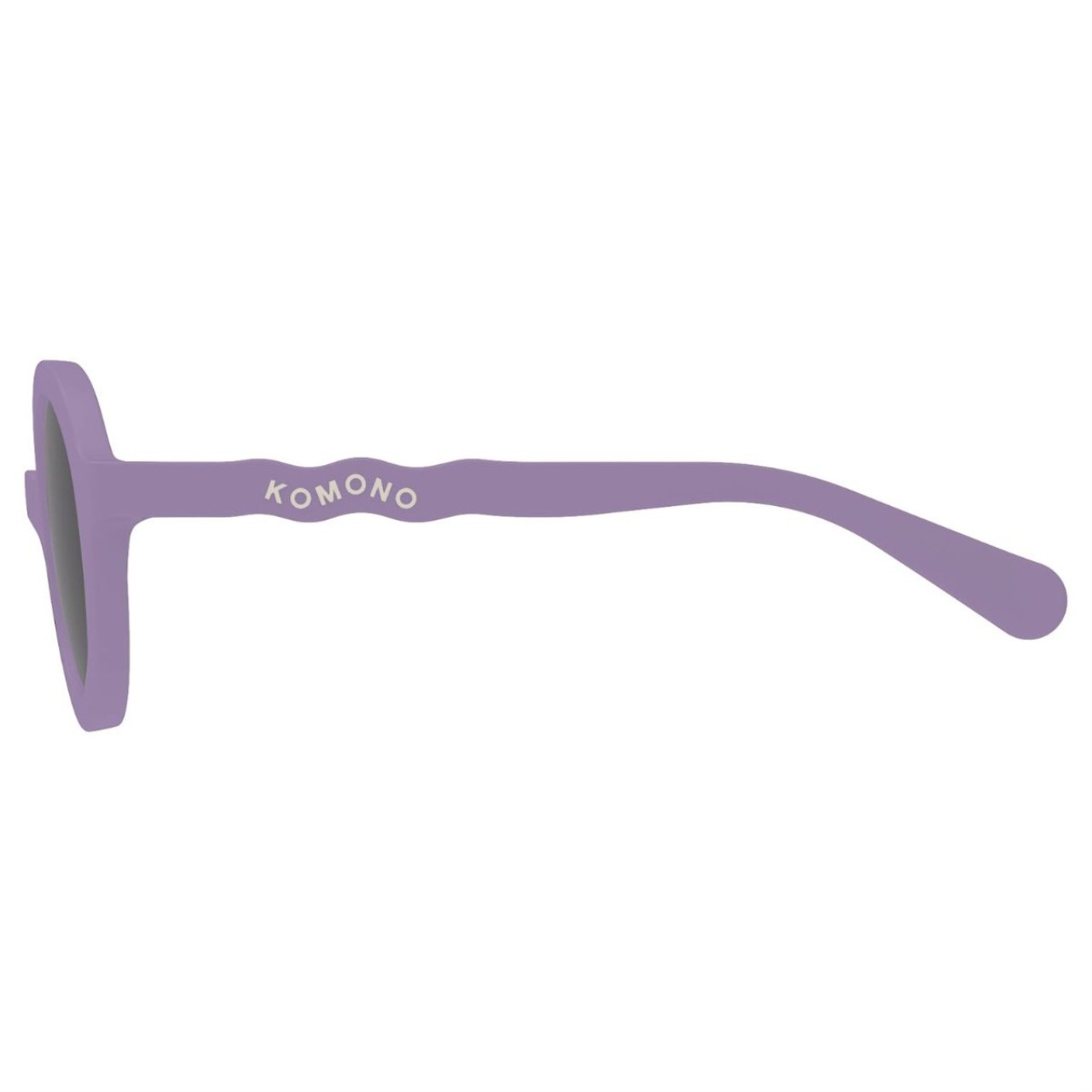 Sonnenbrille, Kunststoff, Lila, Rundrahmen, Komono