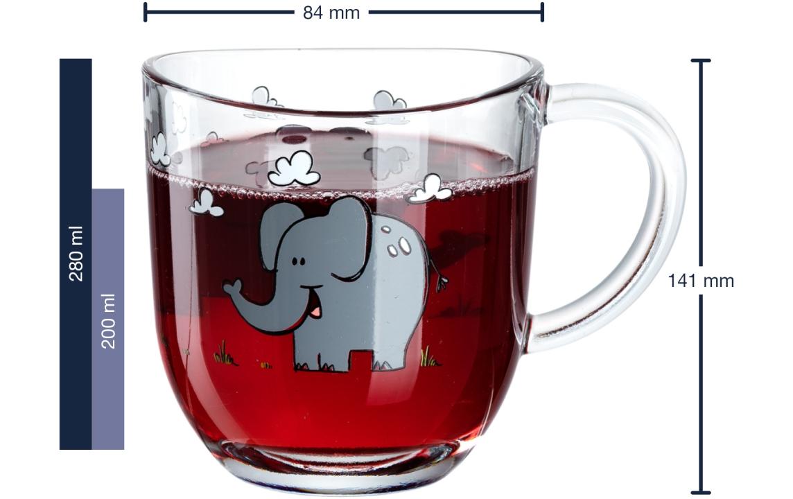 Leonardo Kindertassen Bambini, 280 ml, Elefant