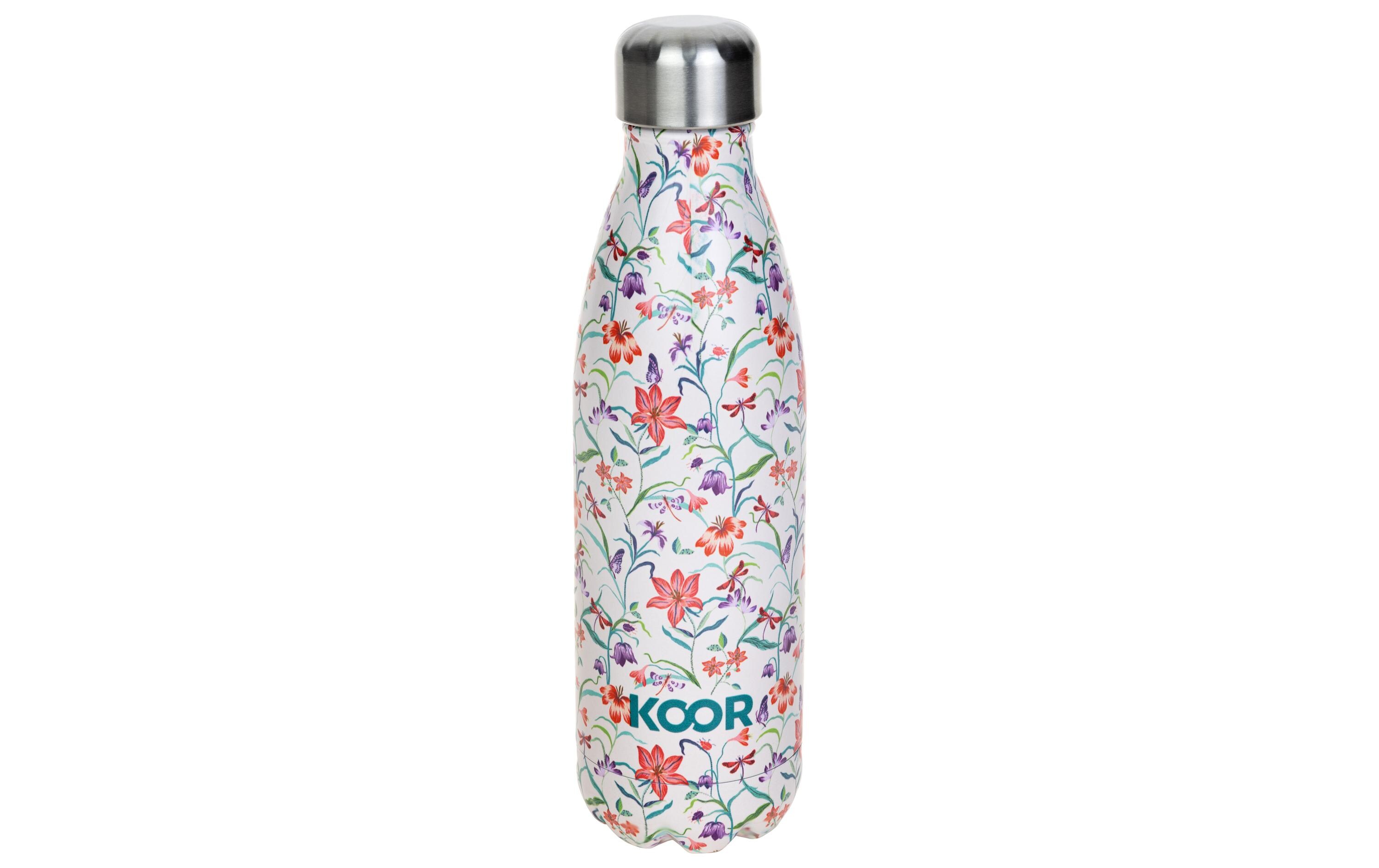 KOOR Flasche Thermo 500ml Flowers Rose