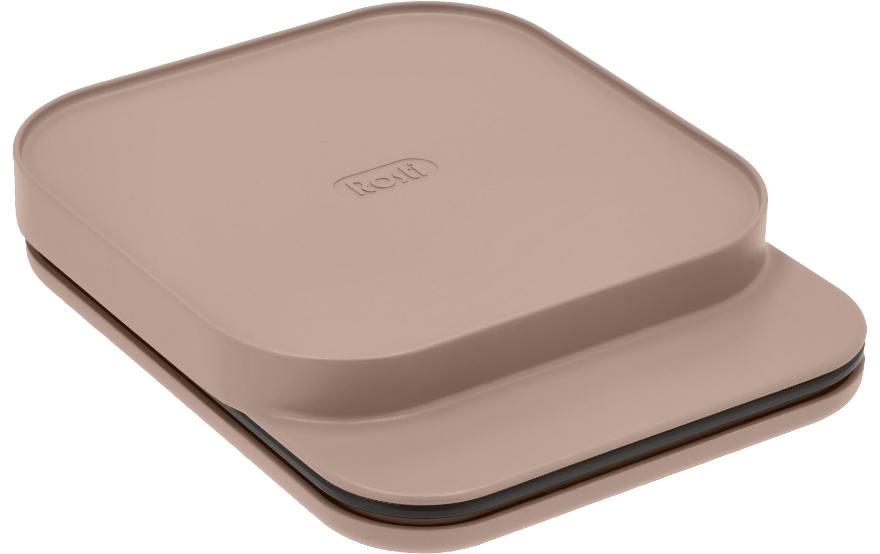 platte, silicone, rosa, schale, antihaft