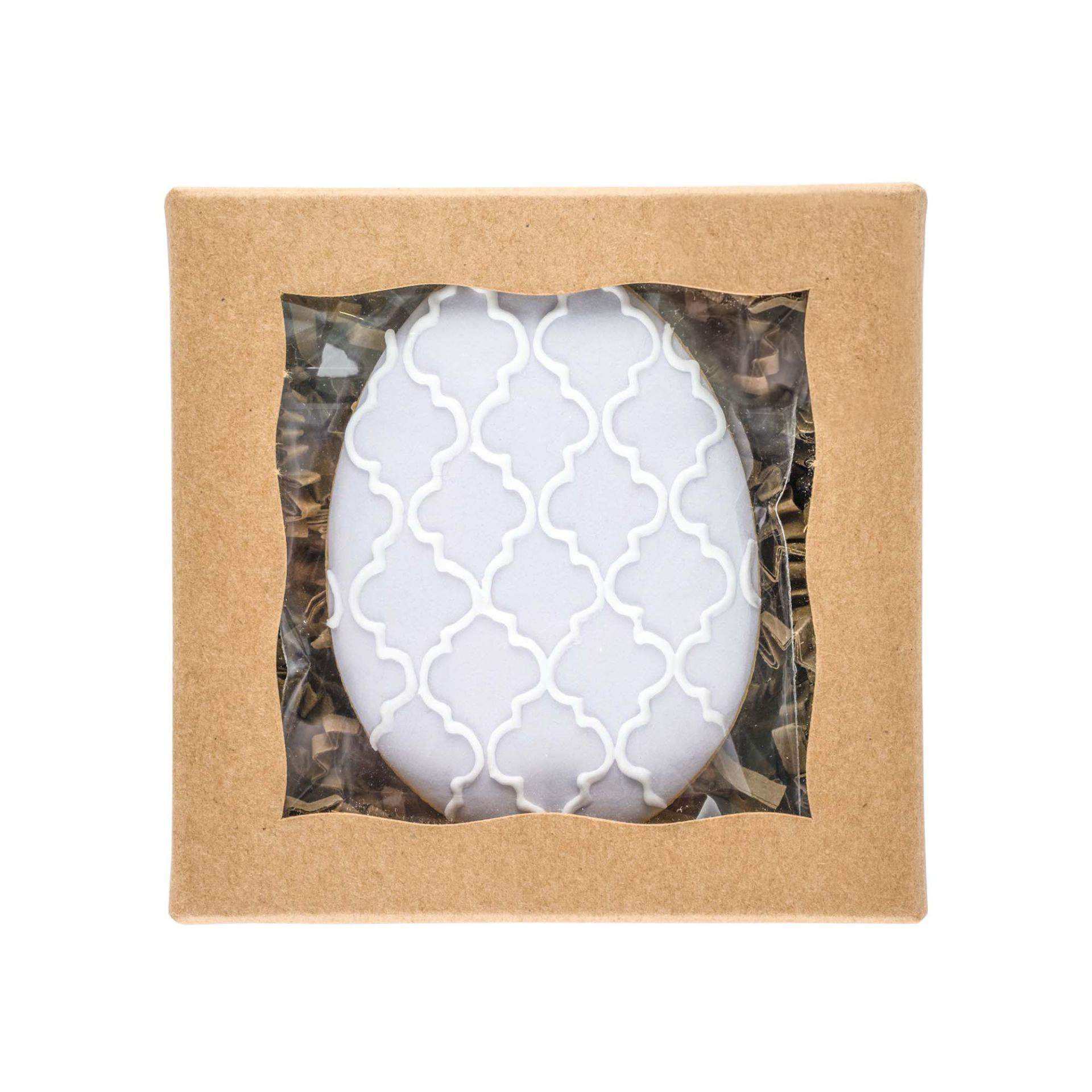 Osterei-Cookie in Box, 40g Teller