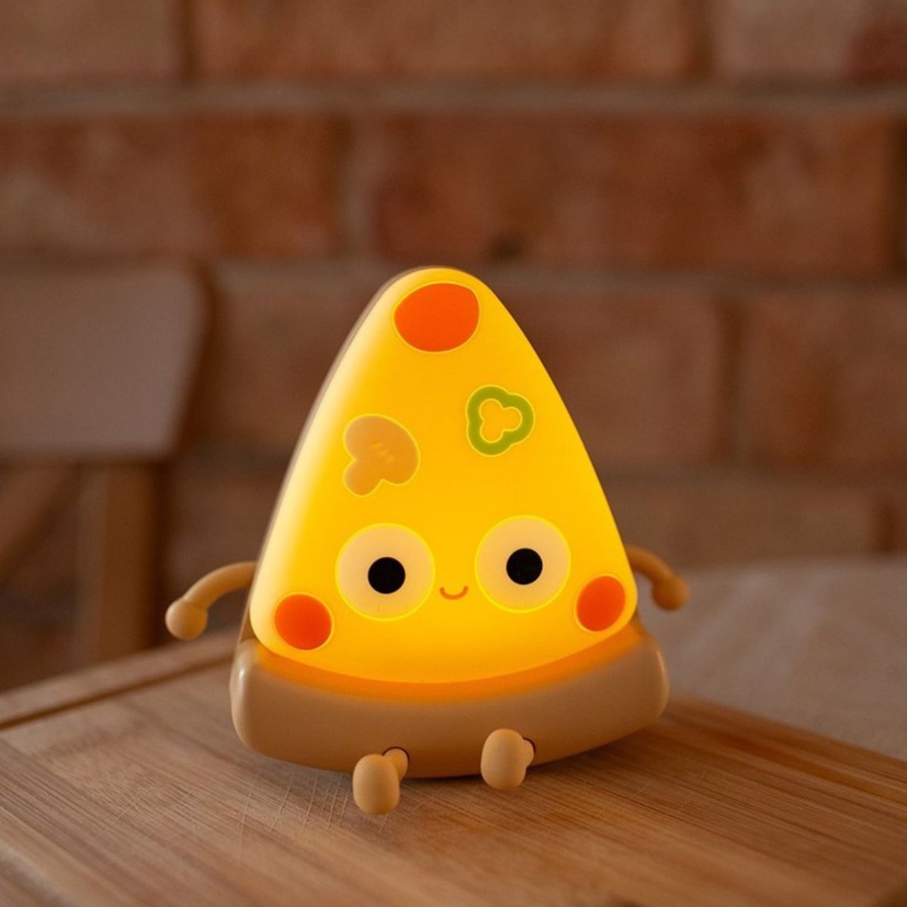 Spielzeug, Spielzeug, Lichtfigur, Pizza-Form, Gelb, Kuscheltier