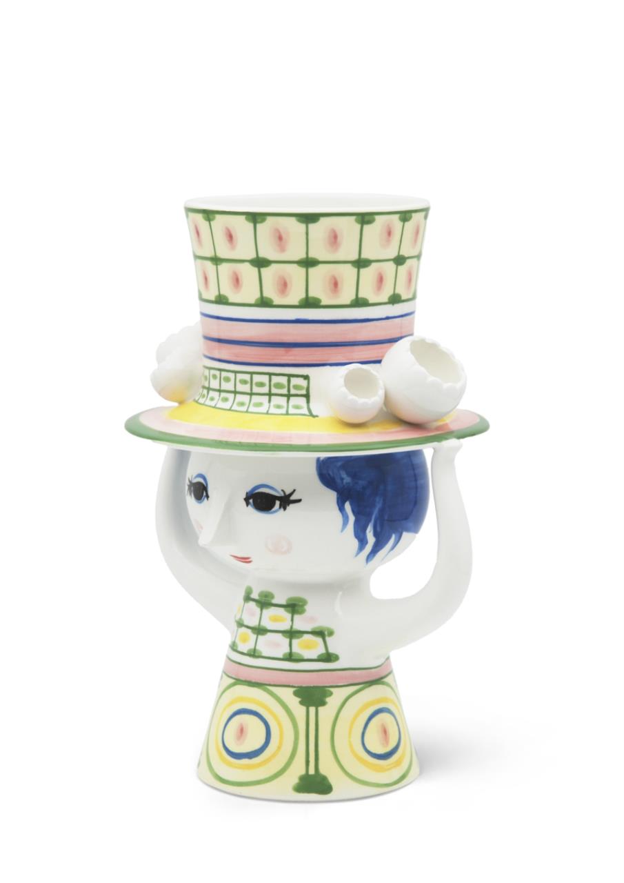 Lady with hat Vase Lady with hat Vase