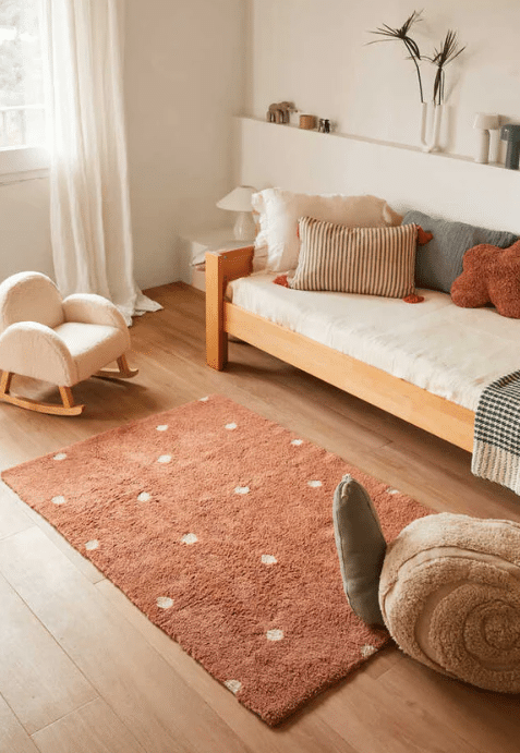 Rug Mini Dot Chestnut