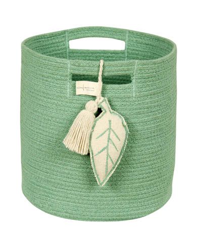 Basket Leaf Green / Cesta Leaf Verde