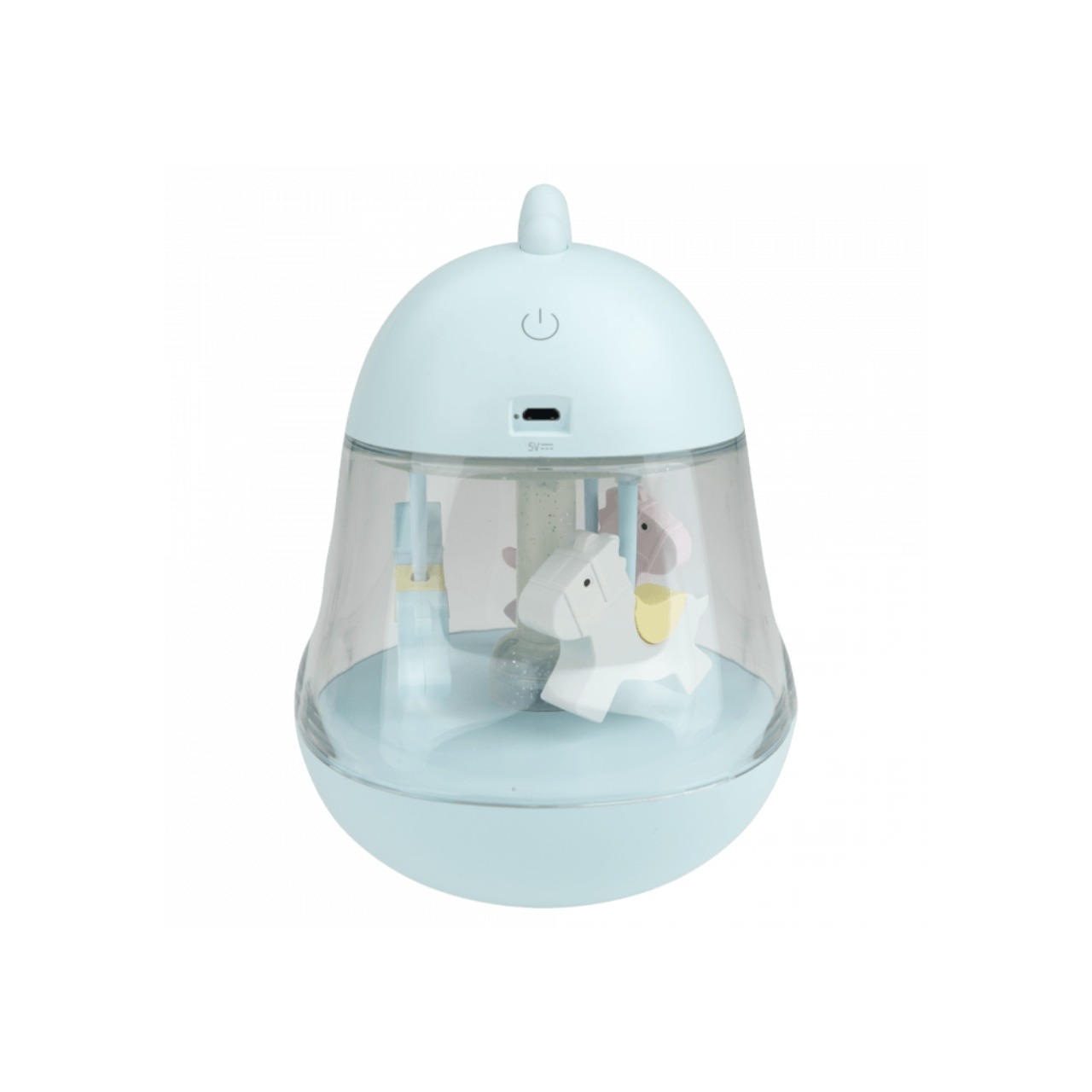 Luftbefeuchter, Ultraschall-Diffuser, 透明容器, USB-Port, Paarweise