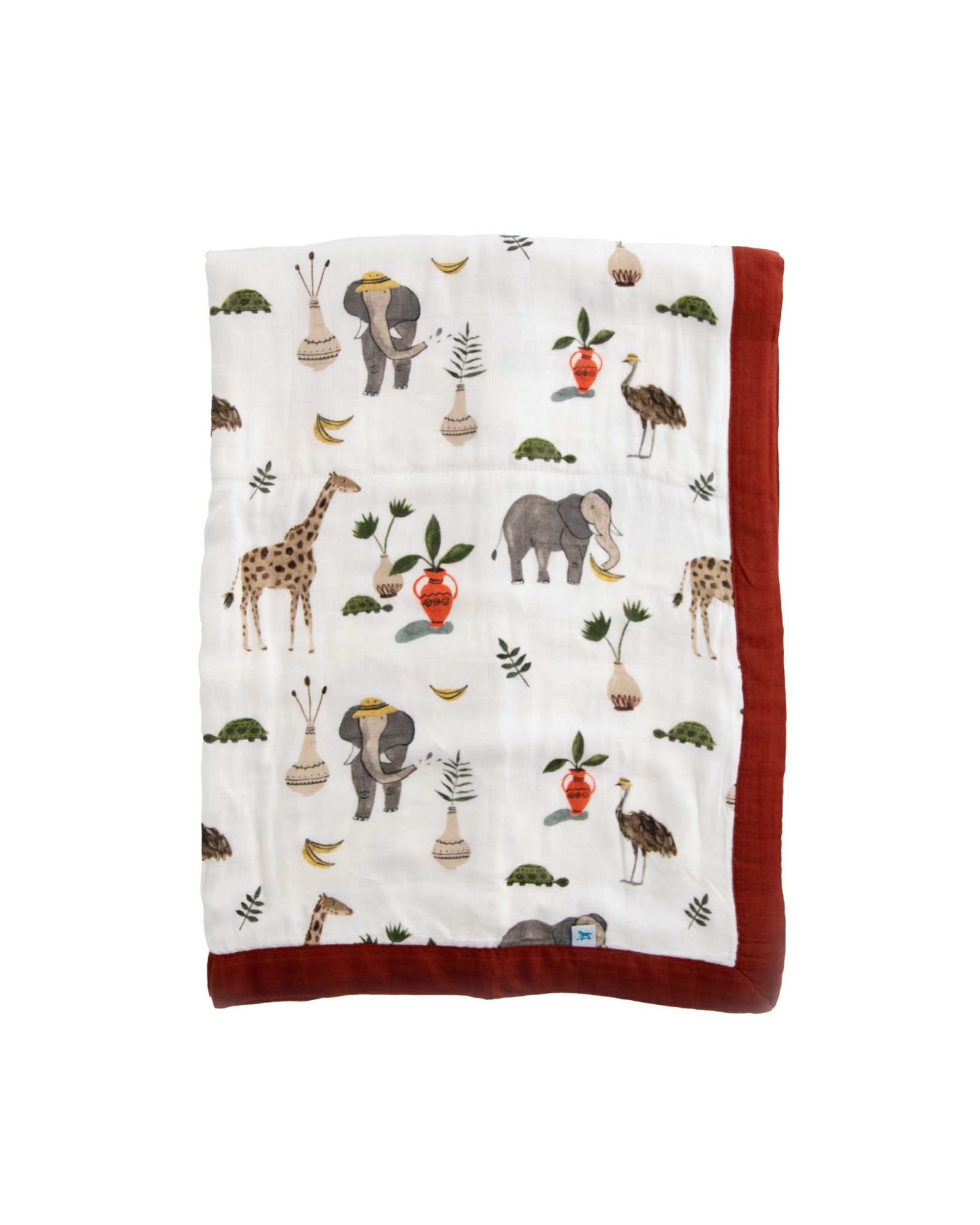 Deluxe Muslin Baby Blanket - Safari Social Deluxe Muslin Baby Blanket - Safari Social