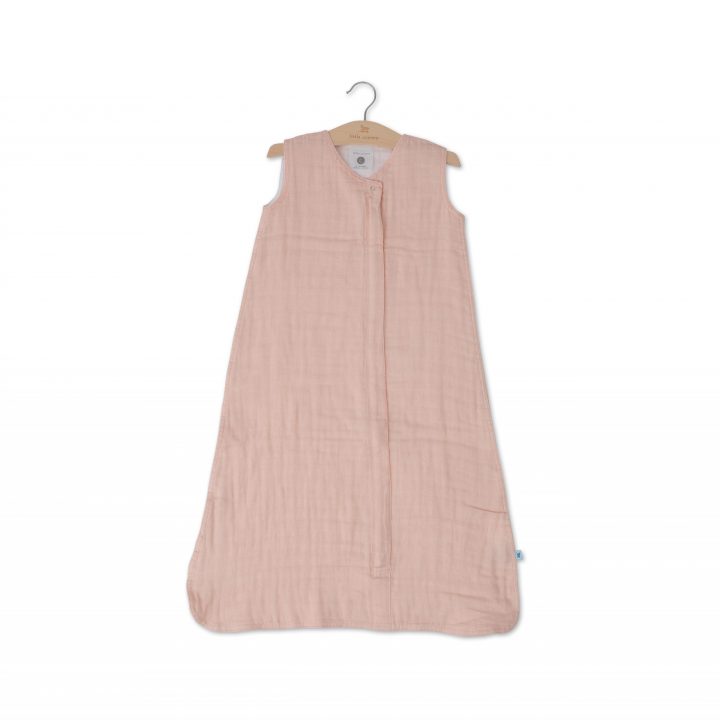 Cotton Muslin Sleeping Bag Gr. L - Rose Petal