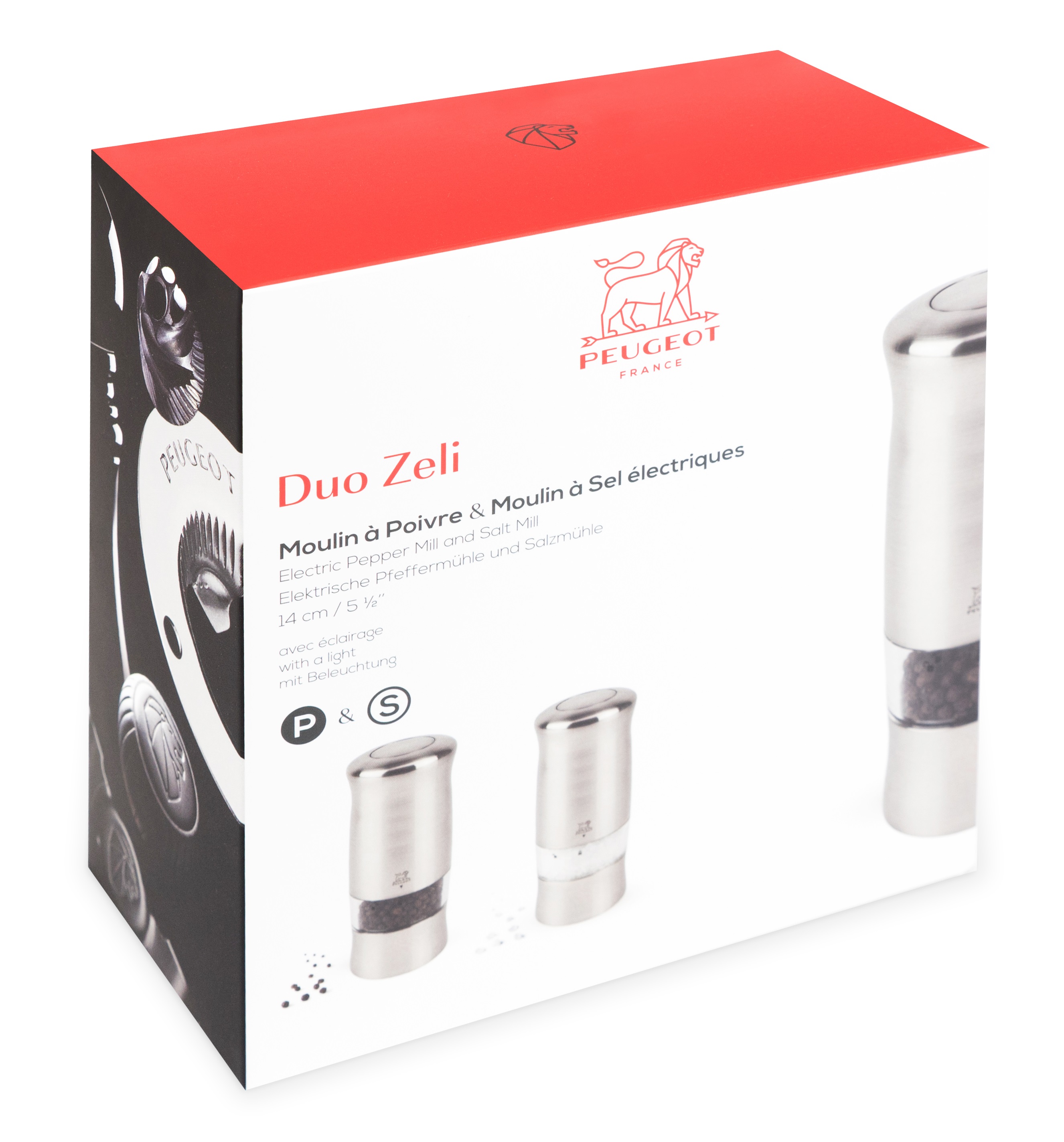 ZELI DUO Set Pfeffer- und Salzmühle