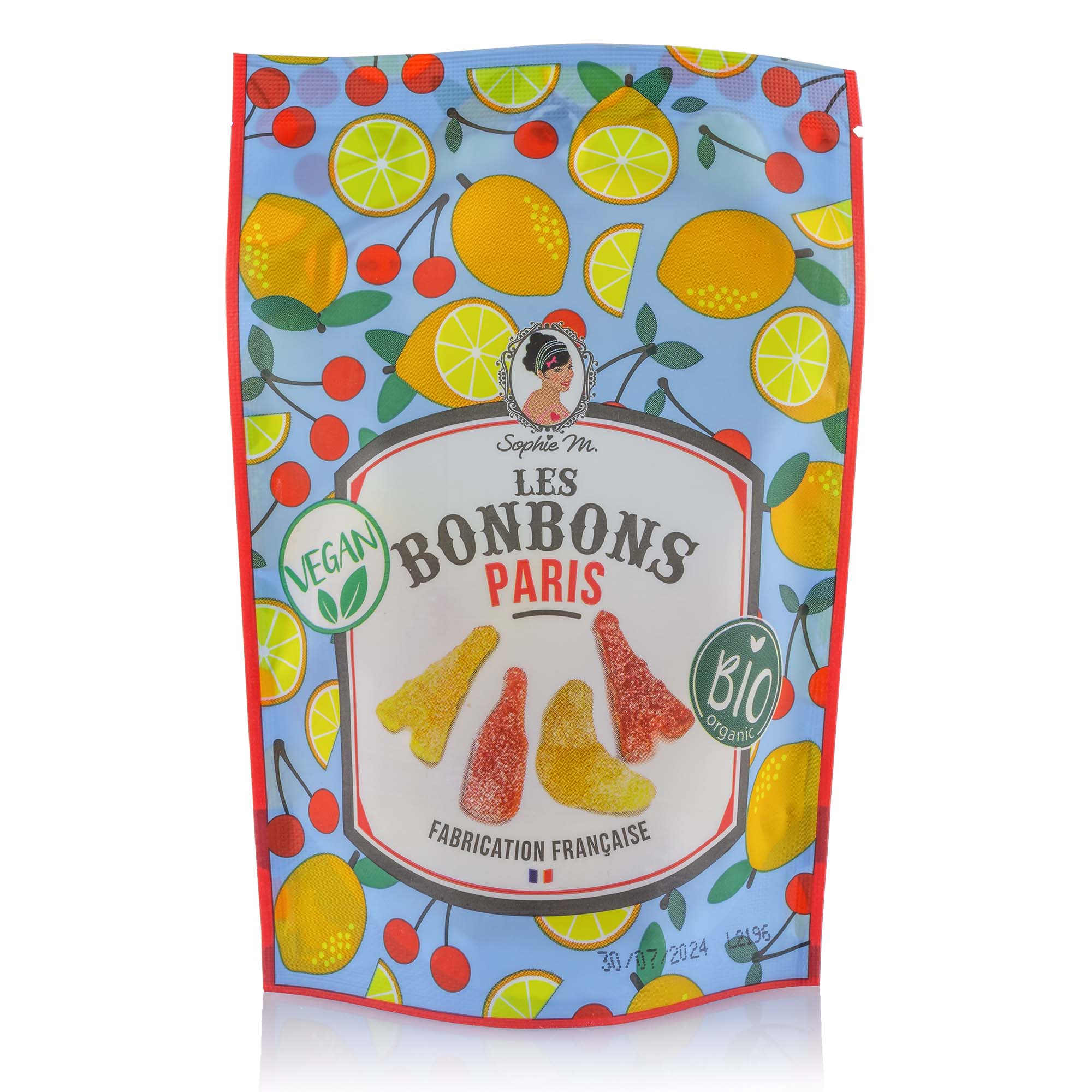 Bio Fruchtgummi Paris vegan, 80g