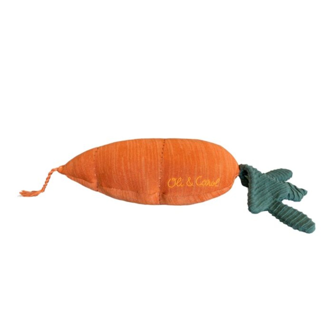 Kauspielzeug, Karotte, Orange, Plüsch, Rope-Toy