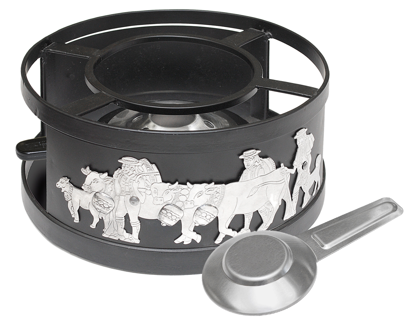 Silver Appenzell Rechaud Ø 21 cm, H. 9.5 cm Silver Appenzell Rechaud Ø 21 cm, H. 9.5 cm