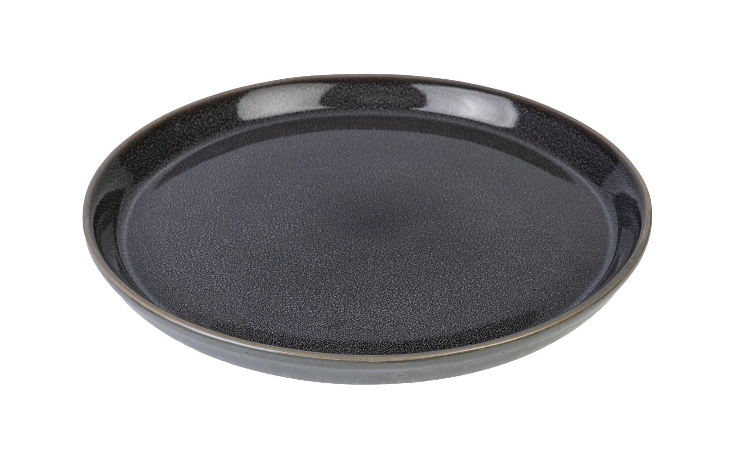 platte, teller, schwarz, einfacheform, keramik