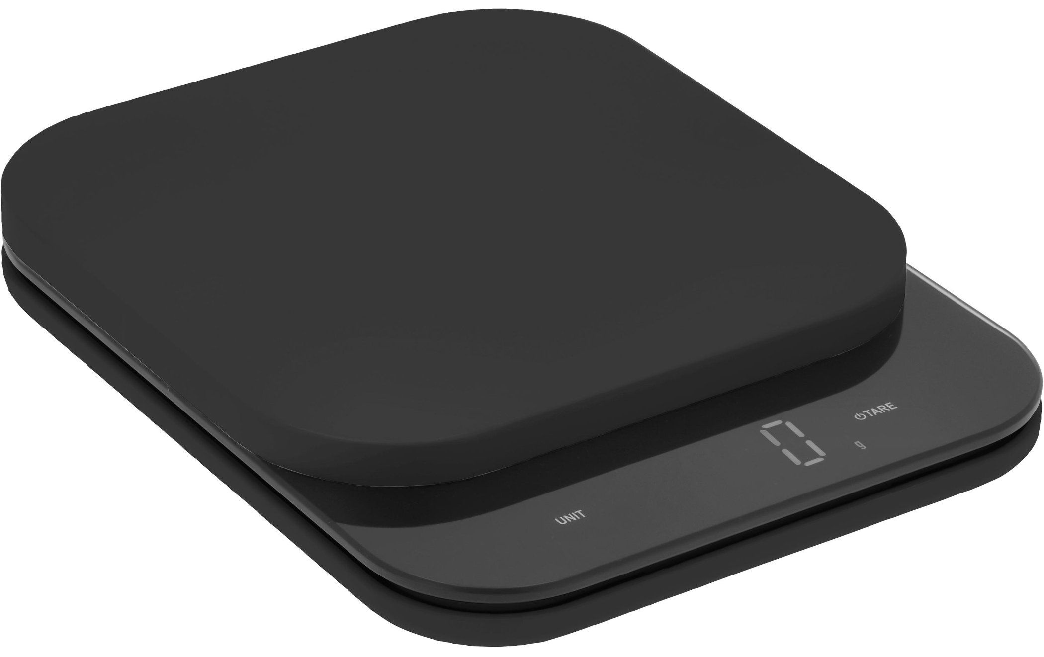 kitchen scale, digital scale, black, platform, LED display