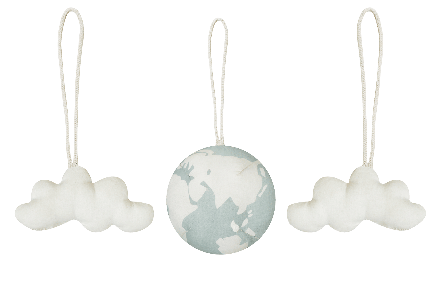 Rattle toy hangers (3er Set) - World Ball