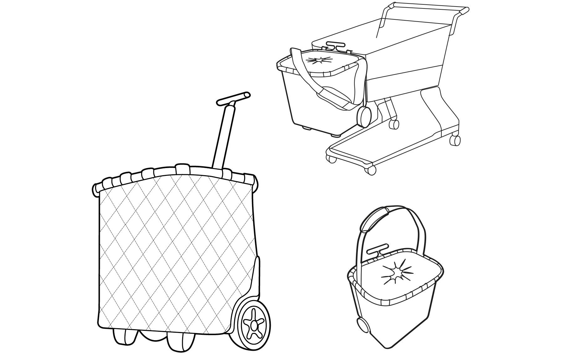 Reisenthel Einkaufsroller carrycruiser 40l