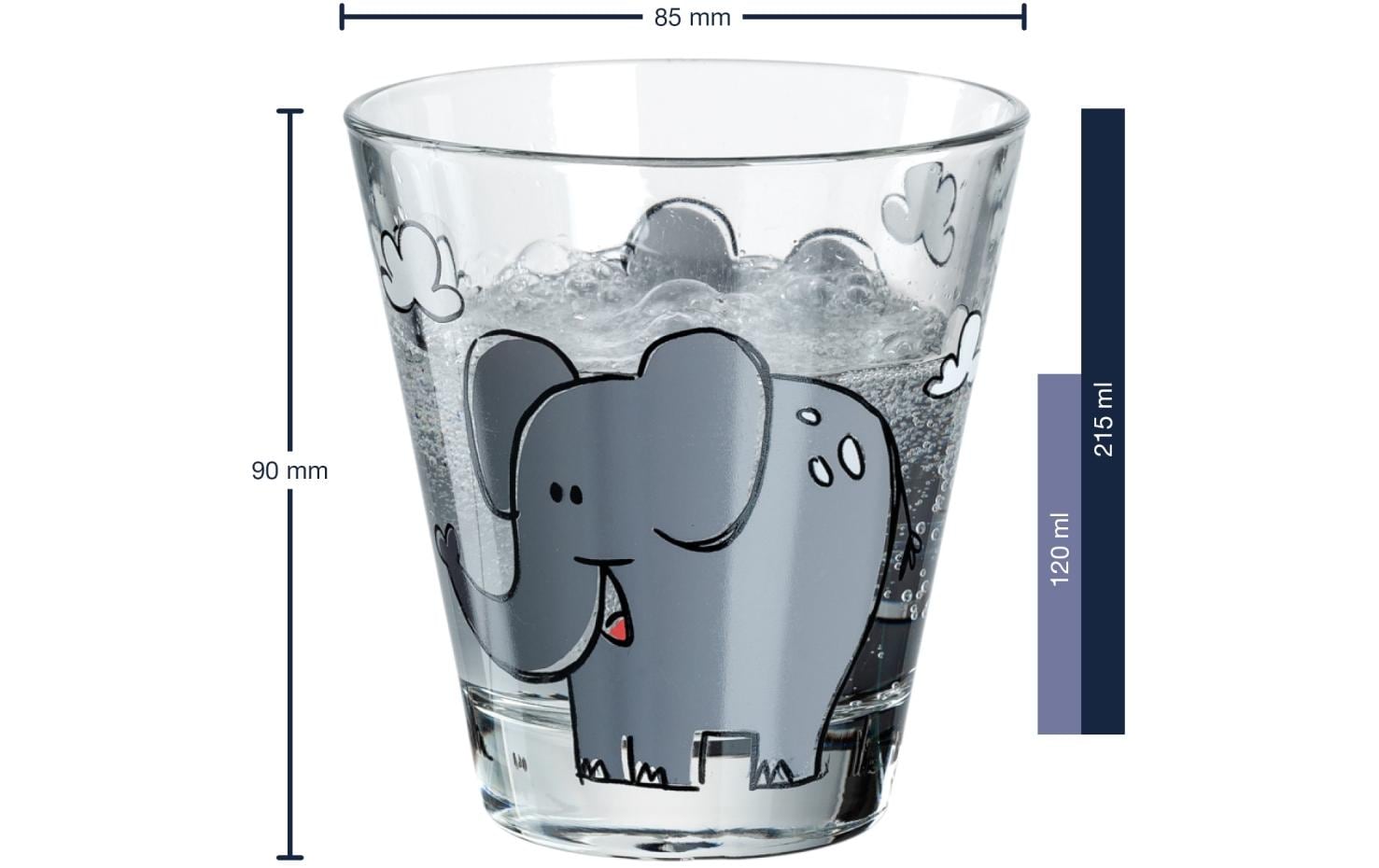 Leonardo Trinkglas Bambini 215ml Elefant