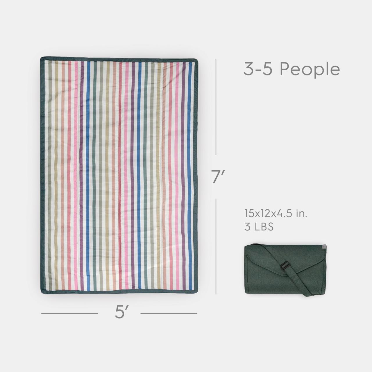 Picknick-Decke Big Chroma Rugby Stripe Picknick-Decke Big Chroma Rugby Stripe