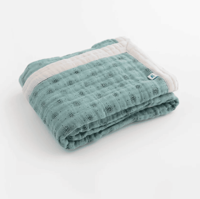 Cotton Muslin Baby Blanket - Wallflower Cotton Muslin Baby Blanket - Wallflower