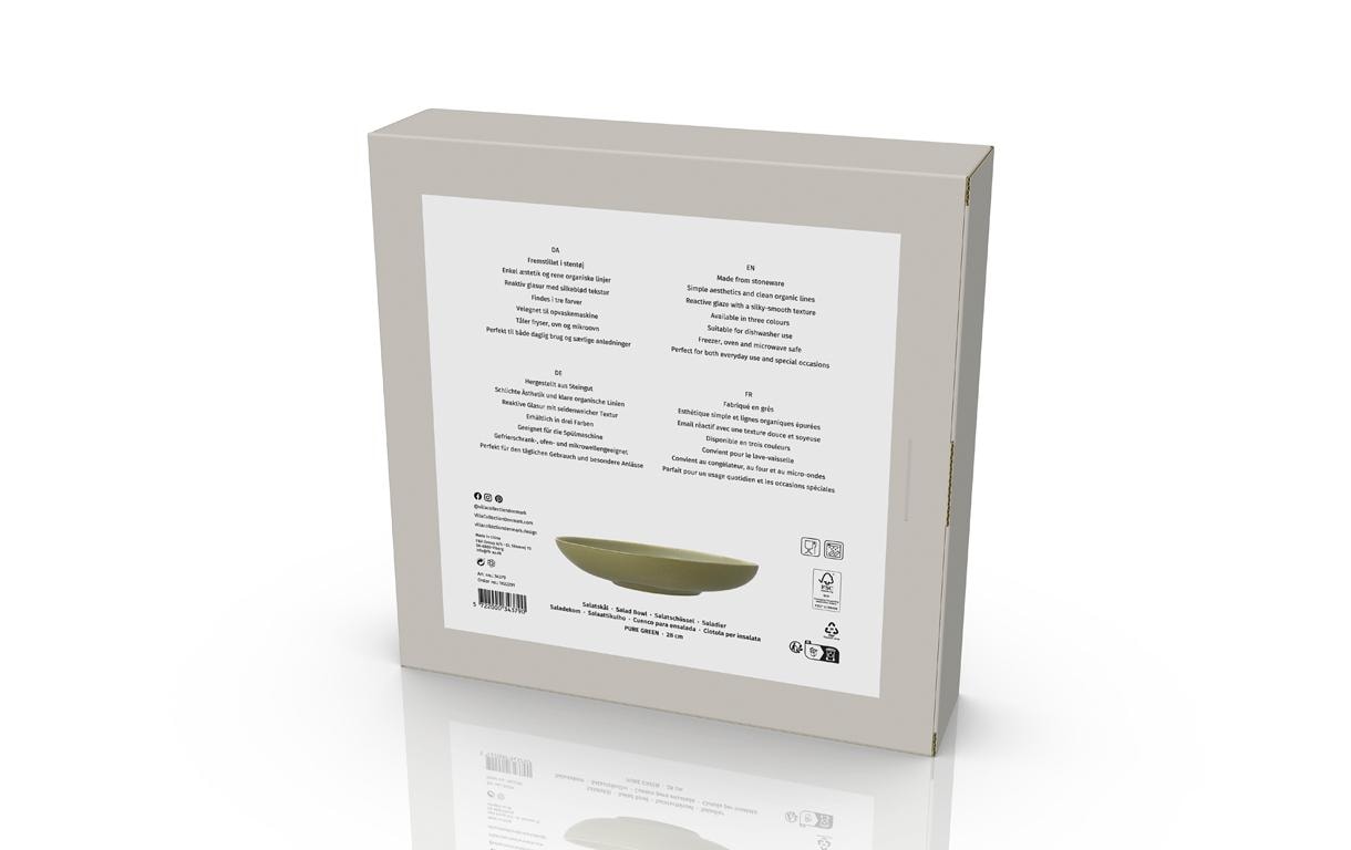 Villa Collection Salatschüssel Shoku 28 cm Text