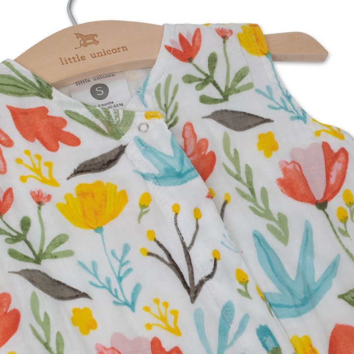 Cotton Muslin Sleeping Bag Gr. S - Meadow