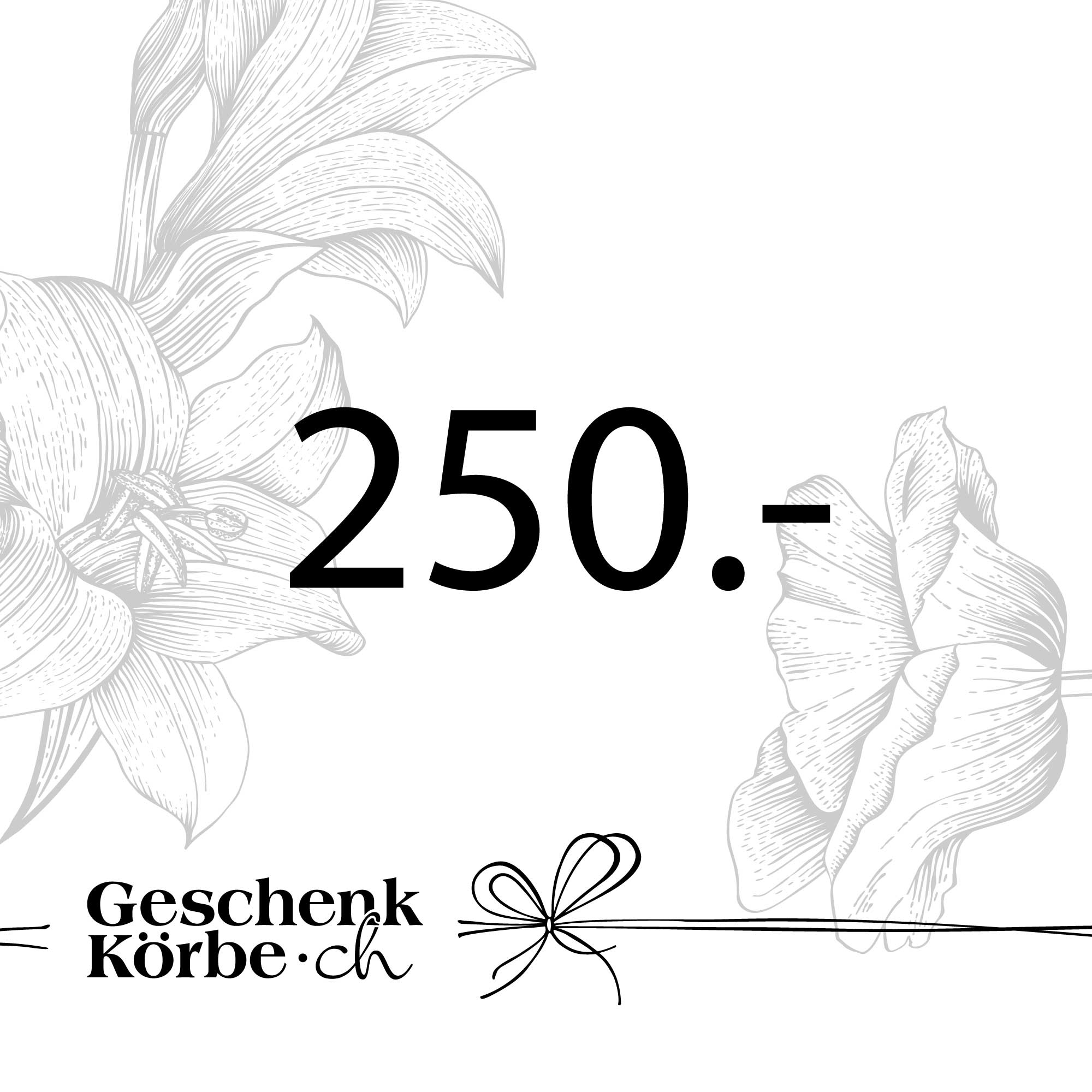 Gutschein - 250CHF