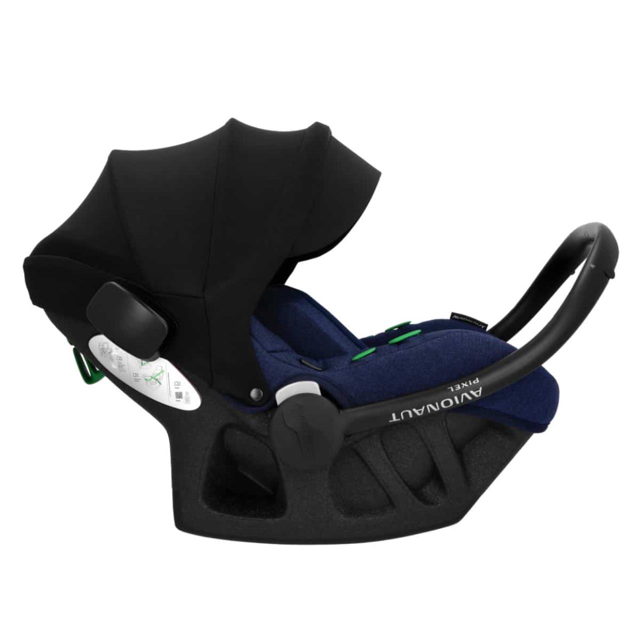  infant car seat,  rückwärtsgerichtet,  abnehmbares schirmdach,  marineblau,  griffstange