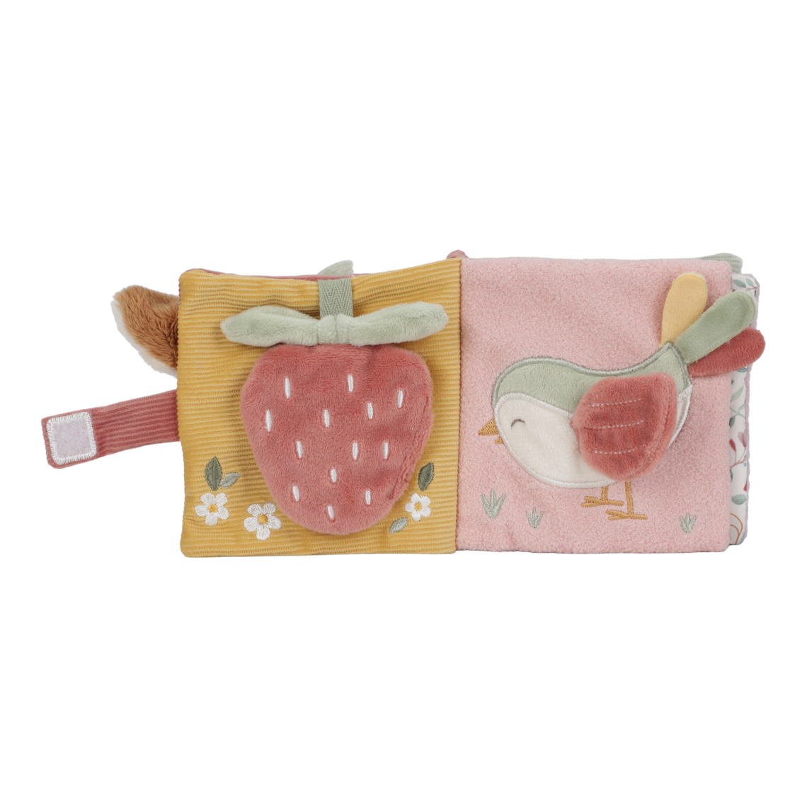 Spielzeugtasche, Stofftasche, Tiermotiv, Fruchtmotiv, Stickerei