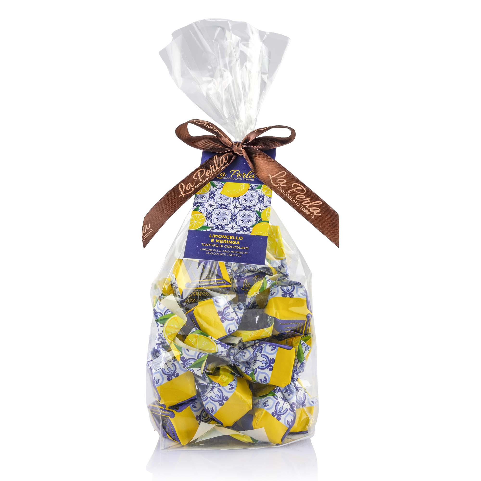 La Perla di Torino, Tartufi Piemontesi Limoncello e Meringa, 200g
