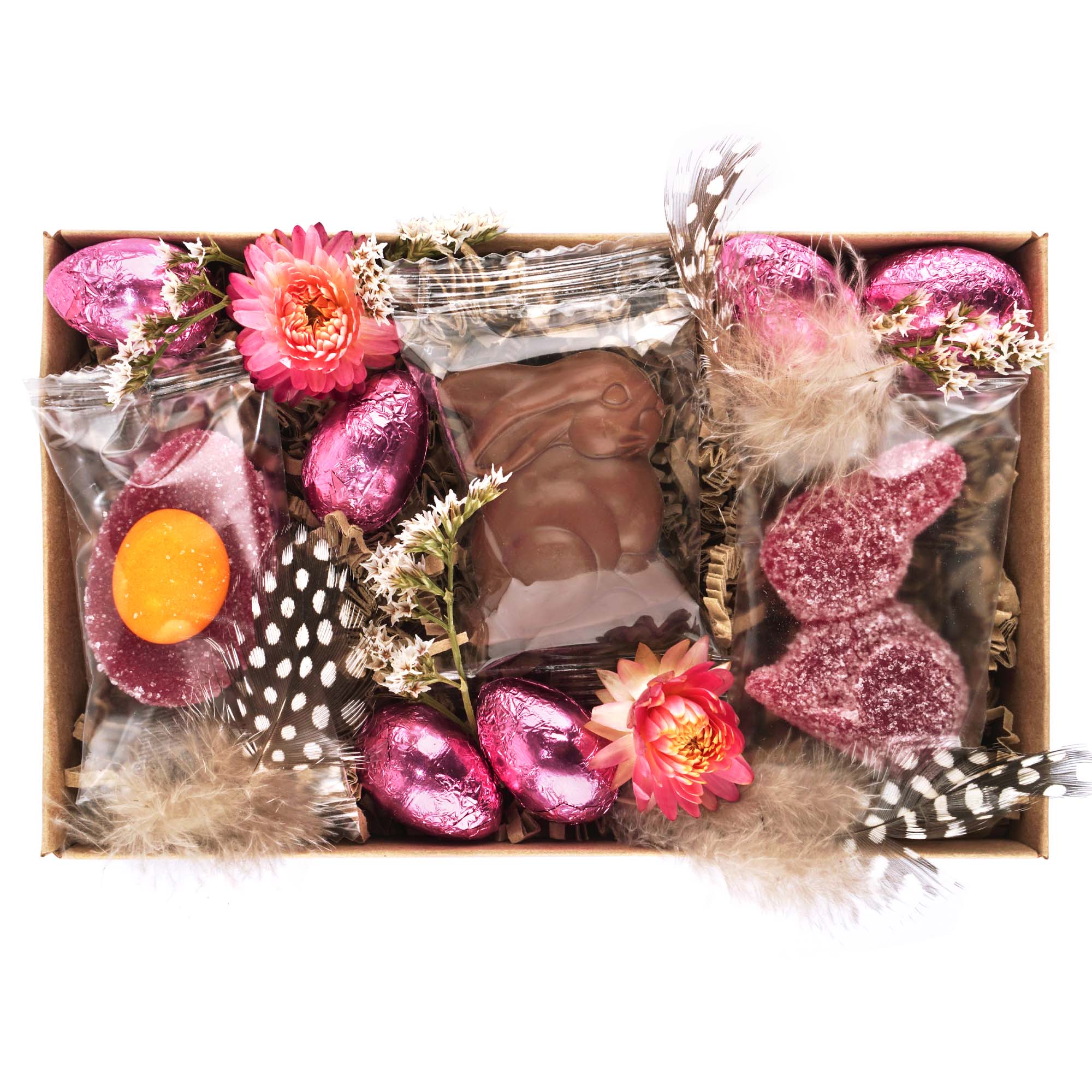 Geschenkkorb Ostern "Osternest Rosa"