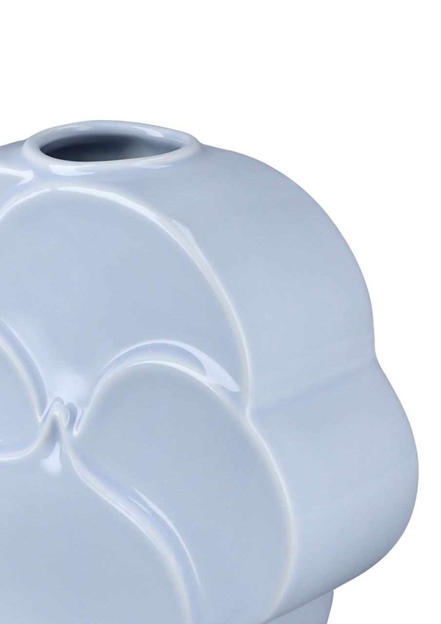Schüssel, Vase, Keramik, Blau, Verzierung?