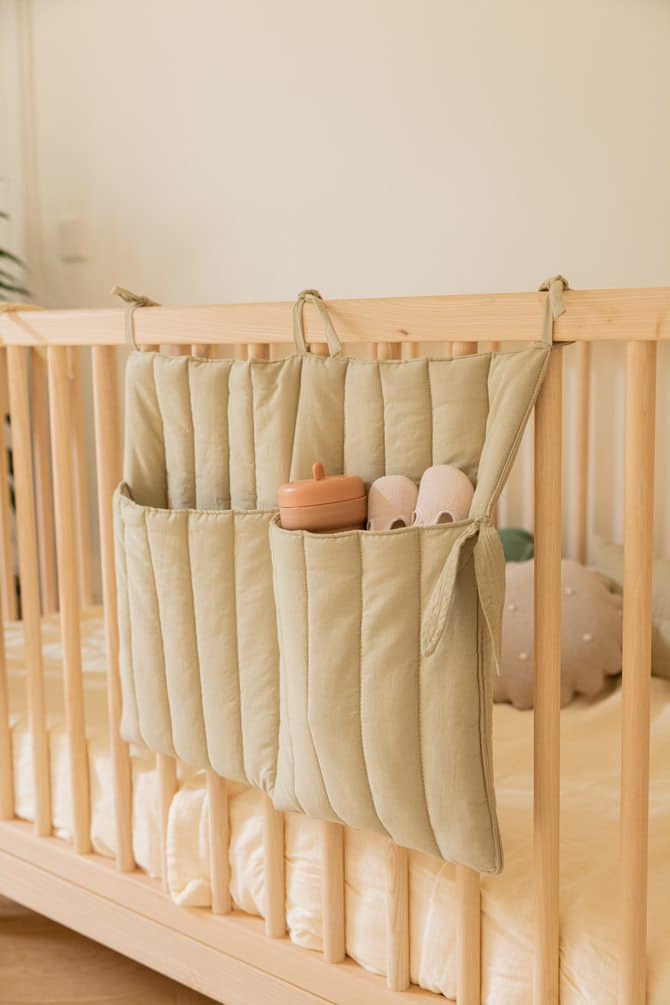 Crib Pocket hanger Benjamin - Olive