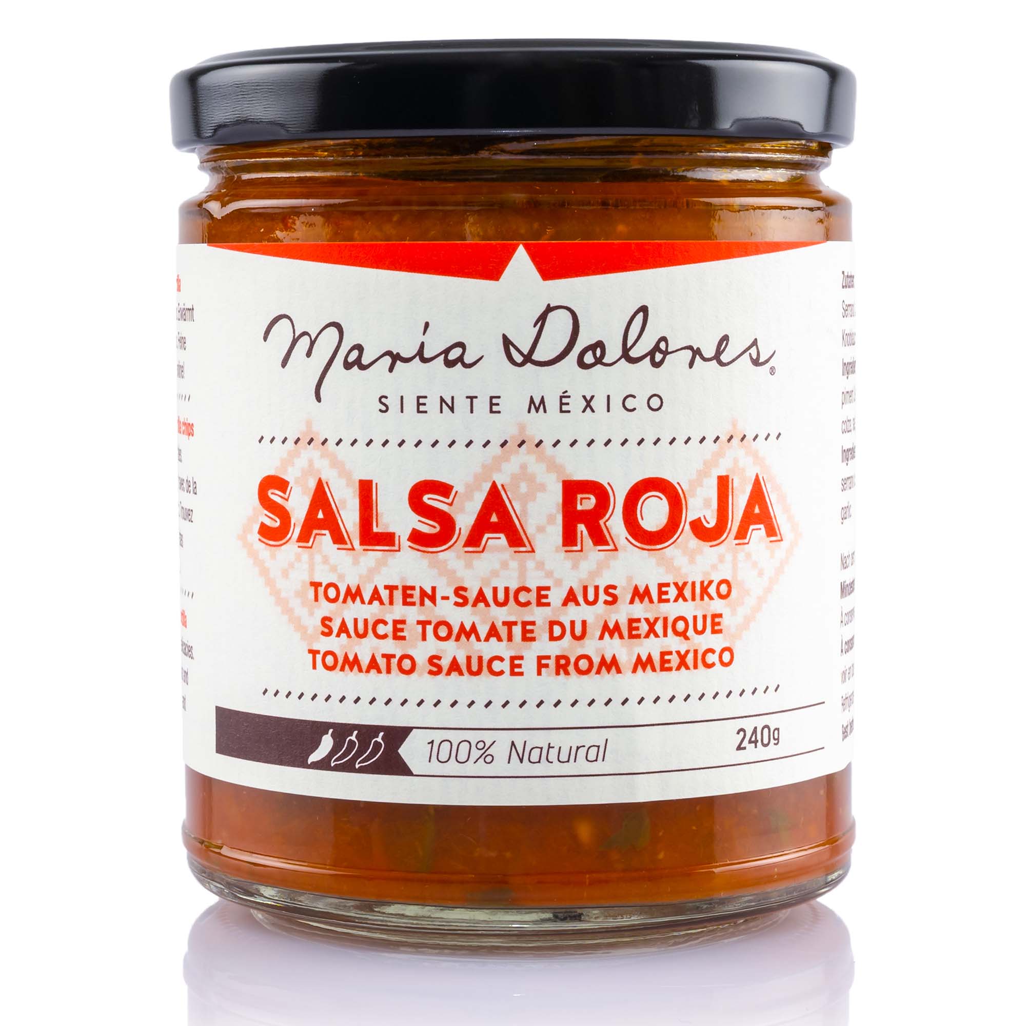 Salsa Roja von María Dolores, 240g Salsa Roja von María Dolores, 240g