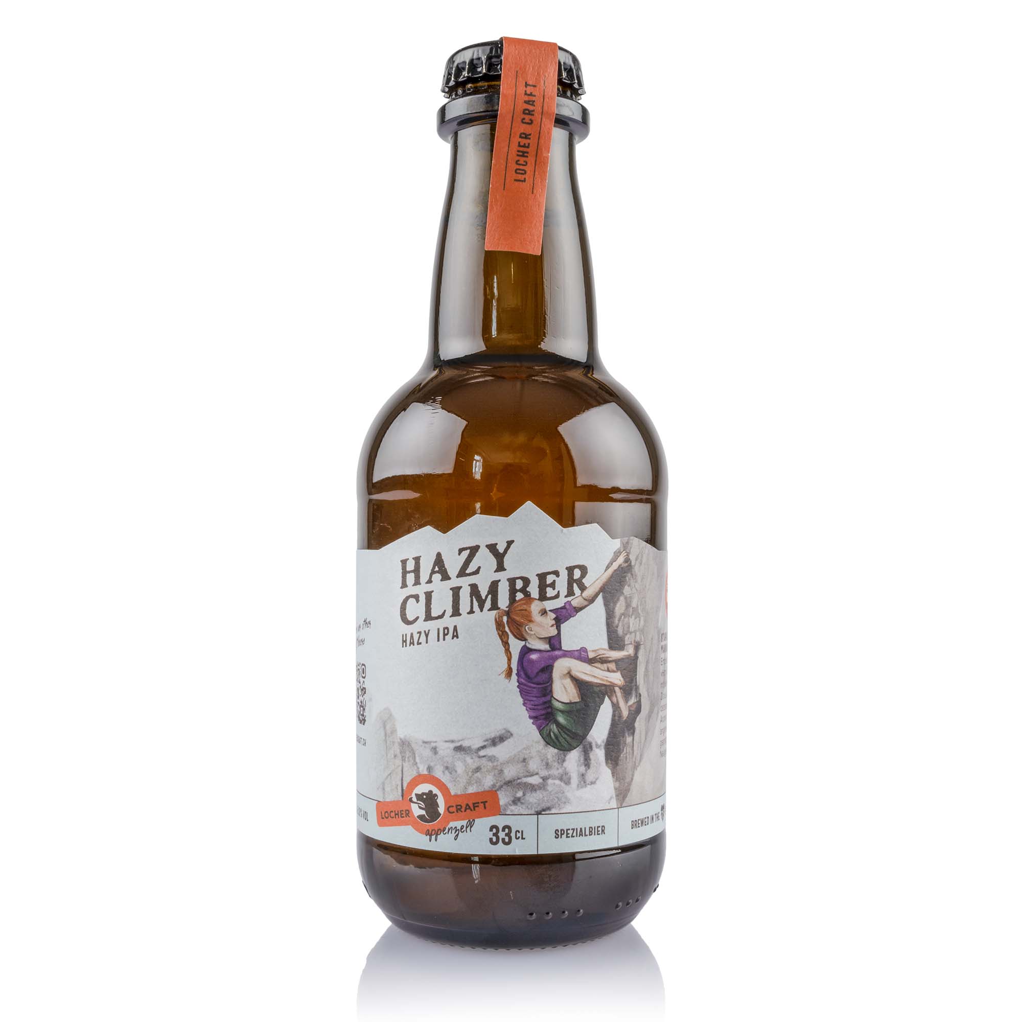 Appenzeller Mountain Hazy Climber IPA Spezialbier, 33cl Appenzeller Mountain Hazy Climber IPA Spezialbier, 33cl