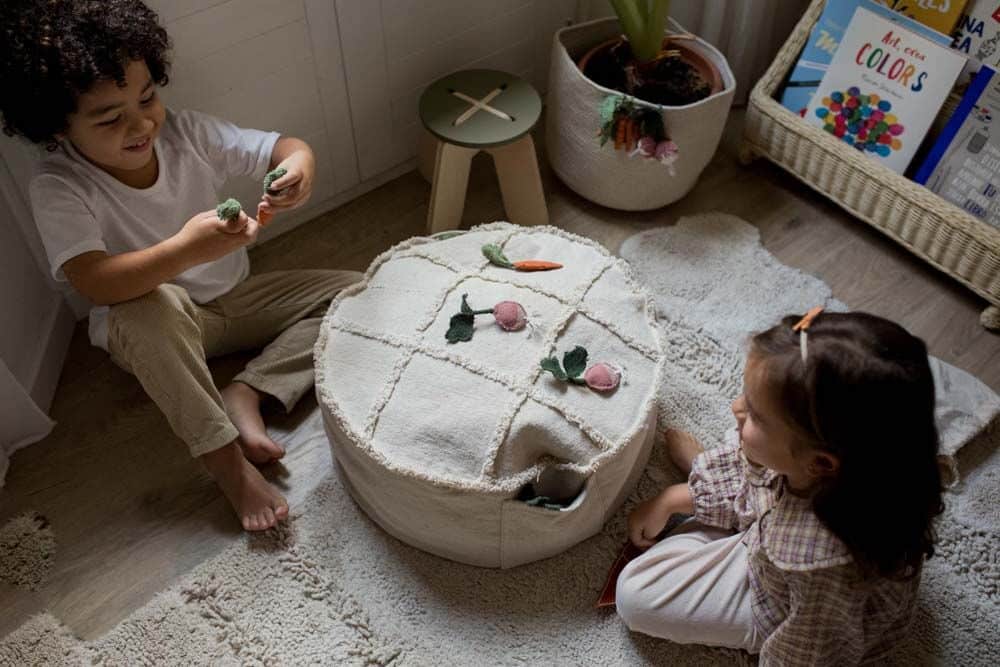 Pouffe Tic-Tac-Toe